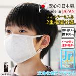 日本製立体仕様ジュニアケアマスク 【メール便対応可】